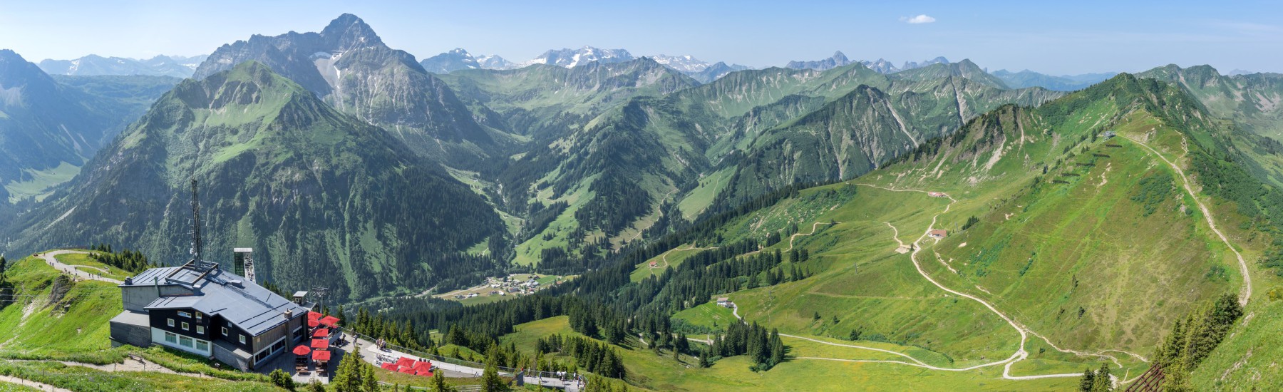 Berglandschap zomer Kleinwalsertal